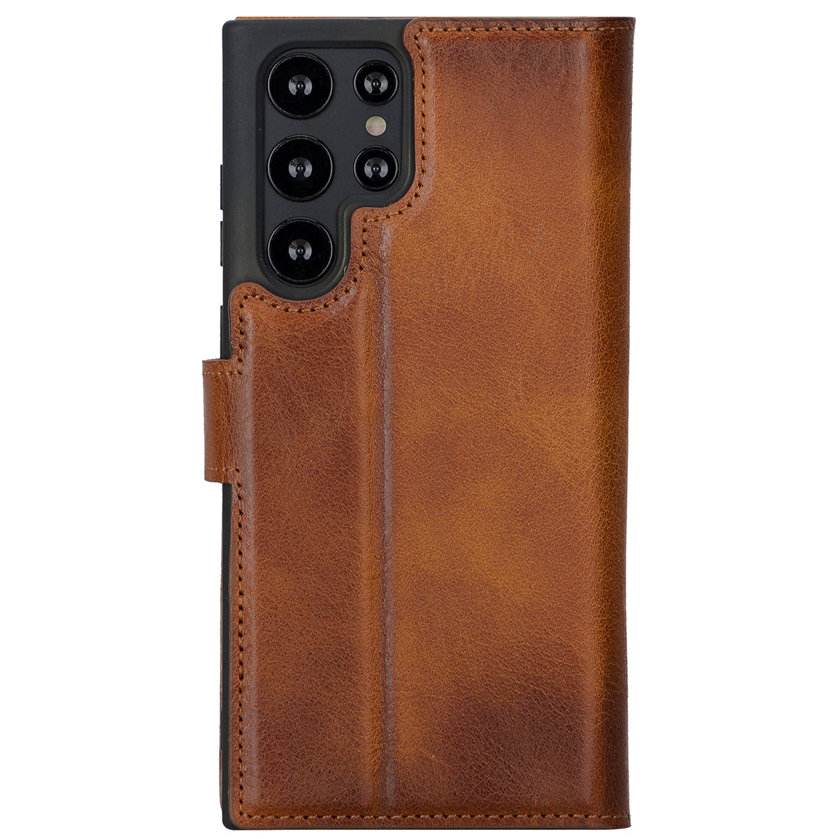 Samsung Galaxy S22 Ultra Leder Book-Case – Wallet Hülle | Braun