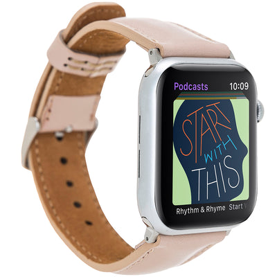 Lederarmband Nude – für Apple Watch 42/44/45 mm