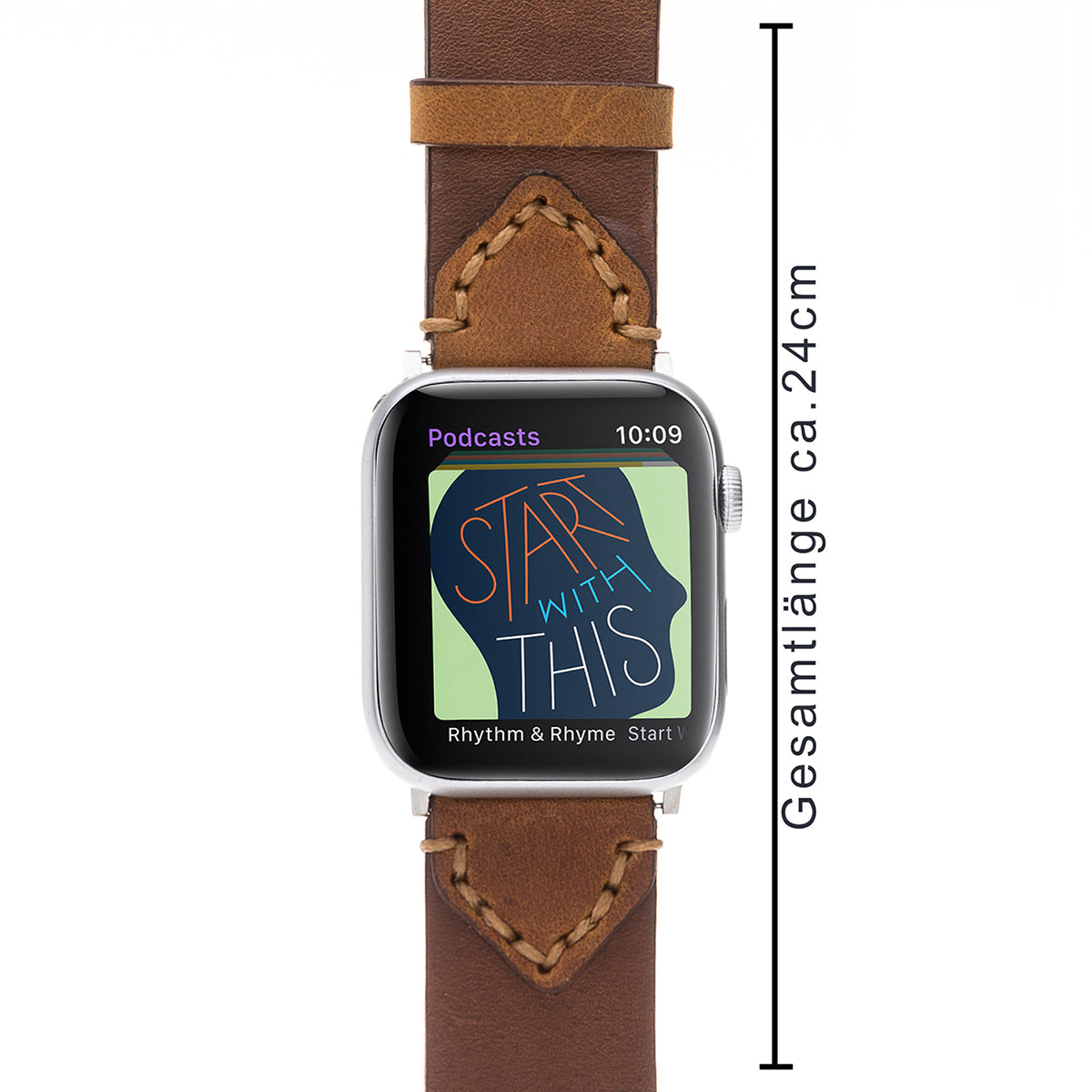 Western Lederarmband Braun – für Apple Watch 42/44/45 mm