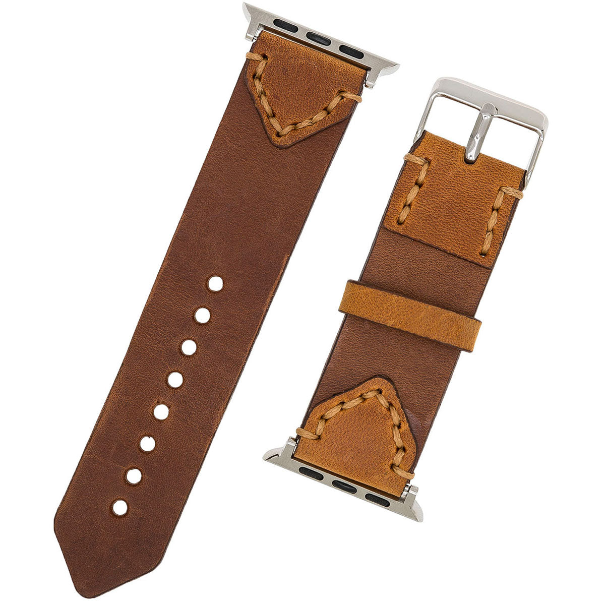Western Lederarmband Braun – für Apple Watch 42/44/45 mm