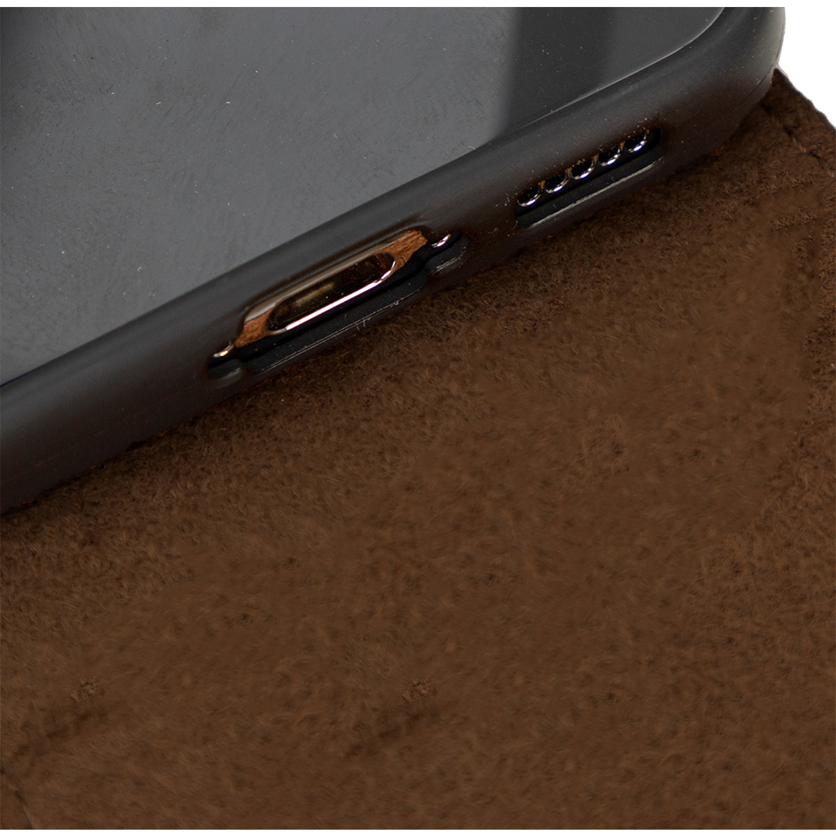 iPhone 12 / iPhone 12 Pro Leder Flip Case – Hülle mit Rundumschutz | Braun