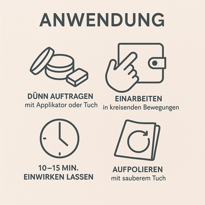 Lederbalsam & Pflege – Imprägnierung für Glattleder | 20 ml Dose – Ansicht 2