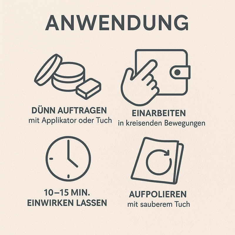 Lederbalsam & Pflege – Imprägnierung für Glattleder | 20 ml Dose - Ansicht 2