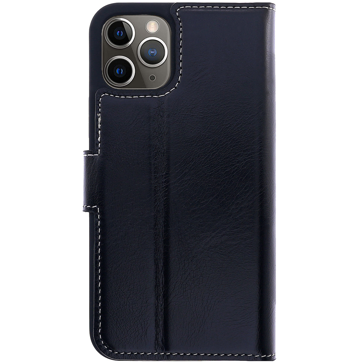 Book-Case Lederhülle für iPhone 14 Pro Max – Flip-Design mit Kartenfach | Schwarz