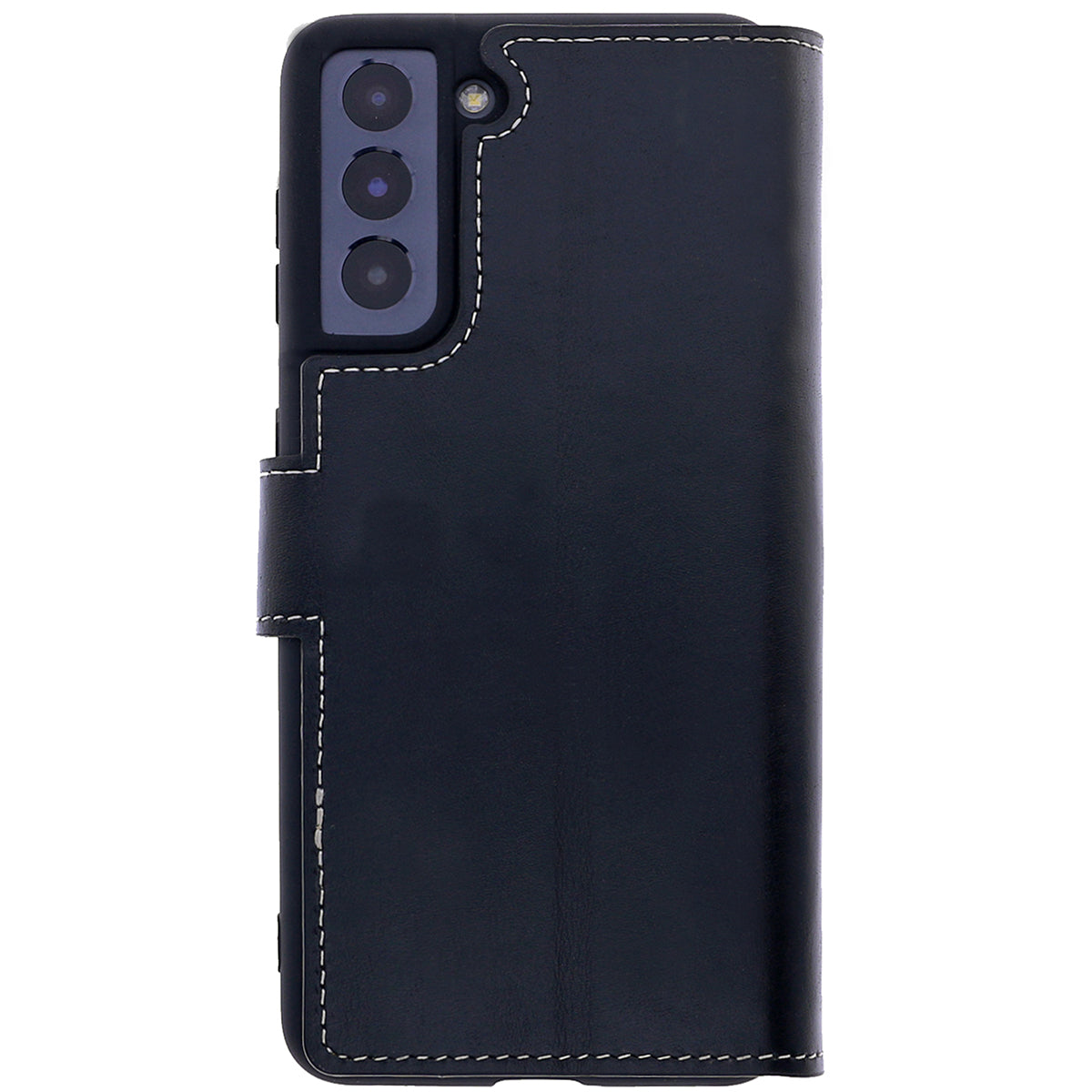 Samsung Galaxy S21 Leder Book-Case – Wallet Hülle | Schwarz