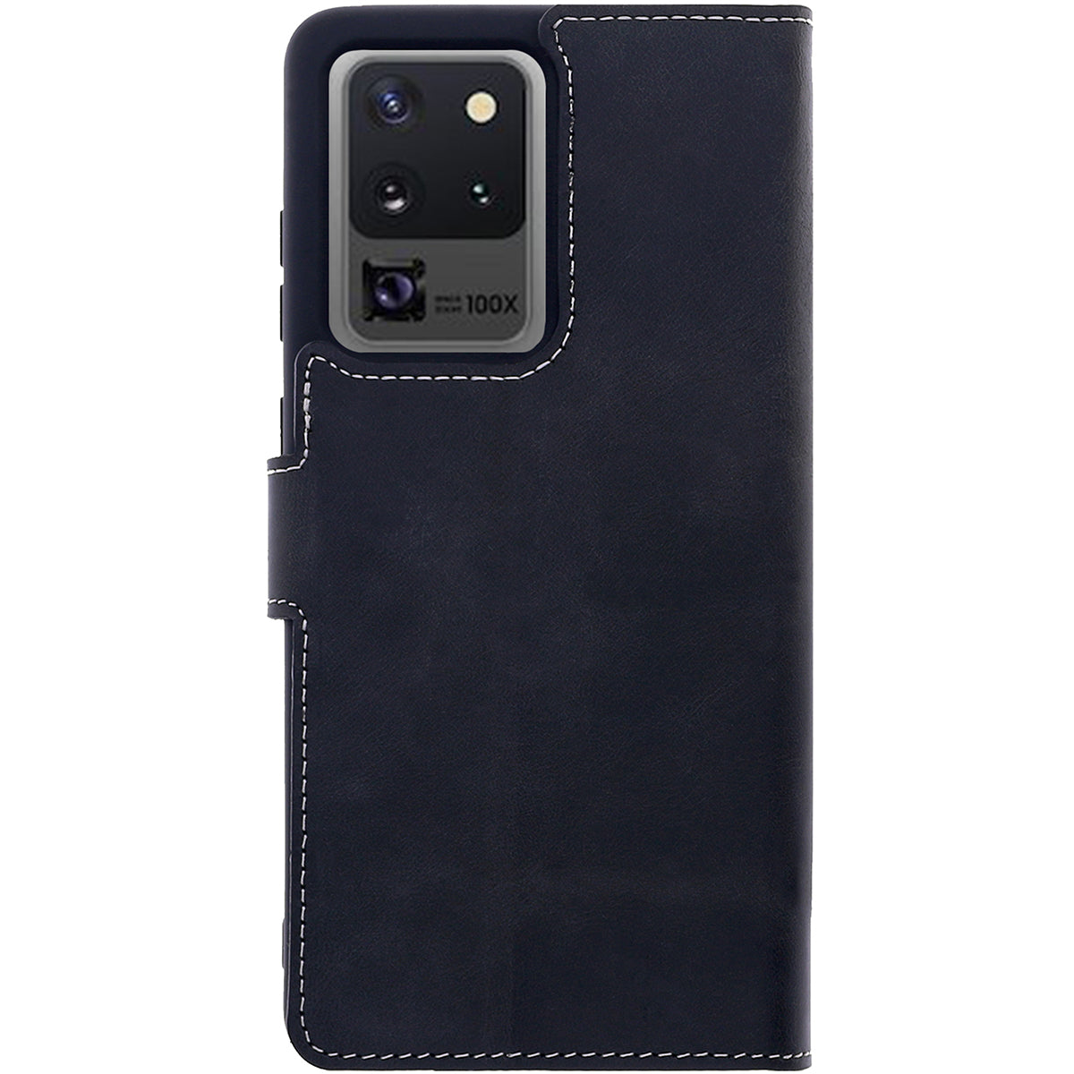 Samsung Galaxy S20 Ultra Leder Book-Case – Wallet Hülle | Schwarz