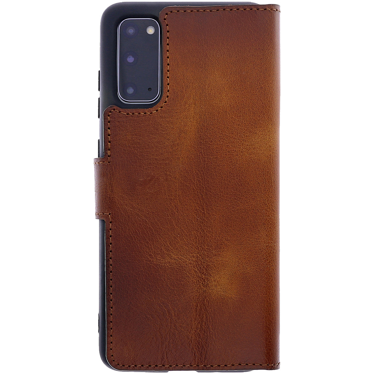 Samsung Galaxy S20 Plus Leder Book-Case – Wallet Hülle | Braun