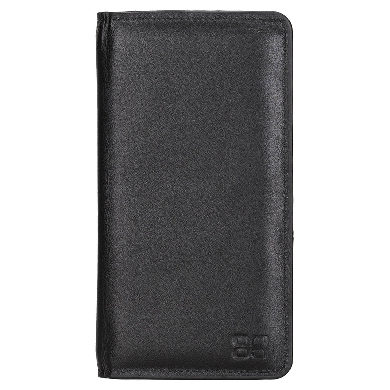 Leder Kartenetui mit Handyfach & Geldscheinfach – Organizer | Schwarz