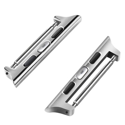 Connector-Set Silber – für Apple Watch 38/40/41 mm & 22 mm Armbänder