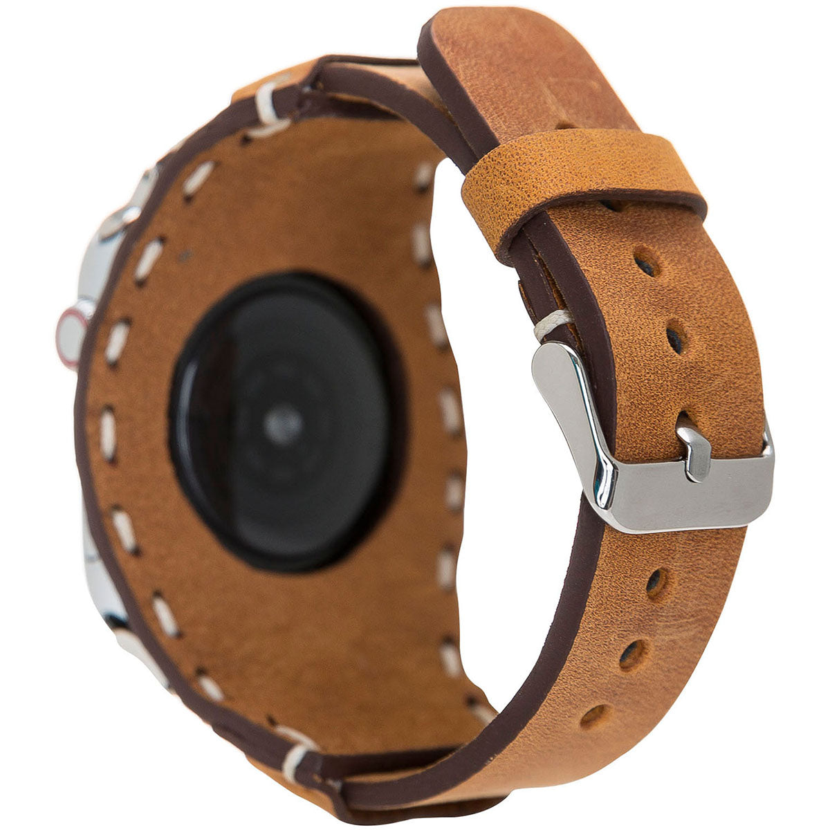 Vintage Leder-Manschettenarmband Braun – für Apple Watch 42/44/45 mm