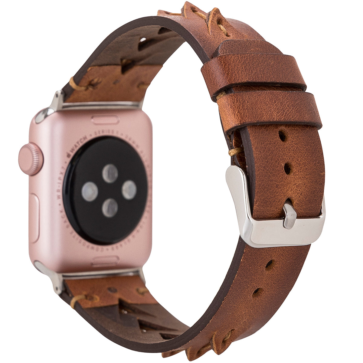Apple Watch Lederarmband „V-Cut Stitching“ – Braun | Modell BA12-TN11EF
