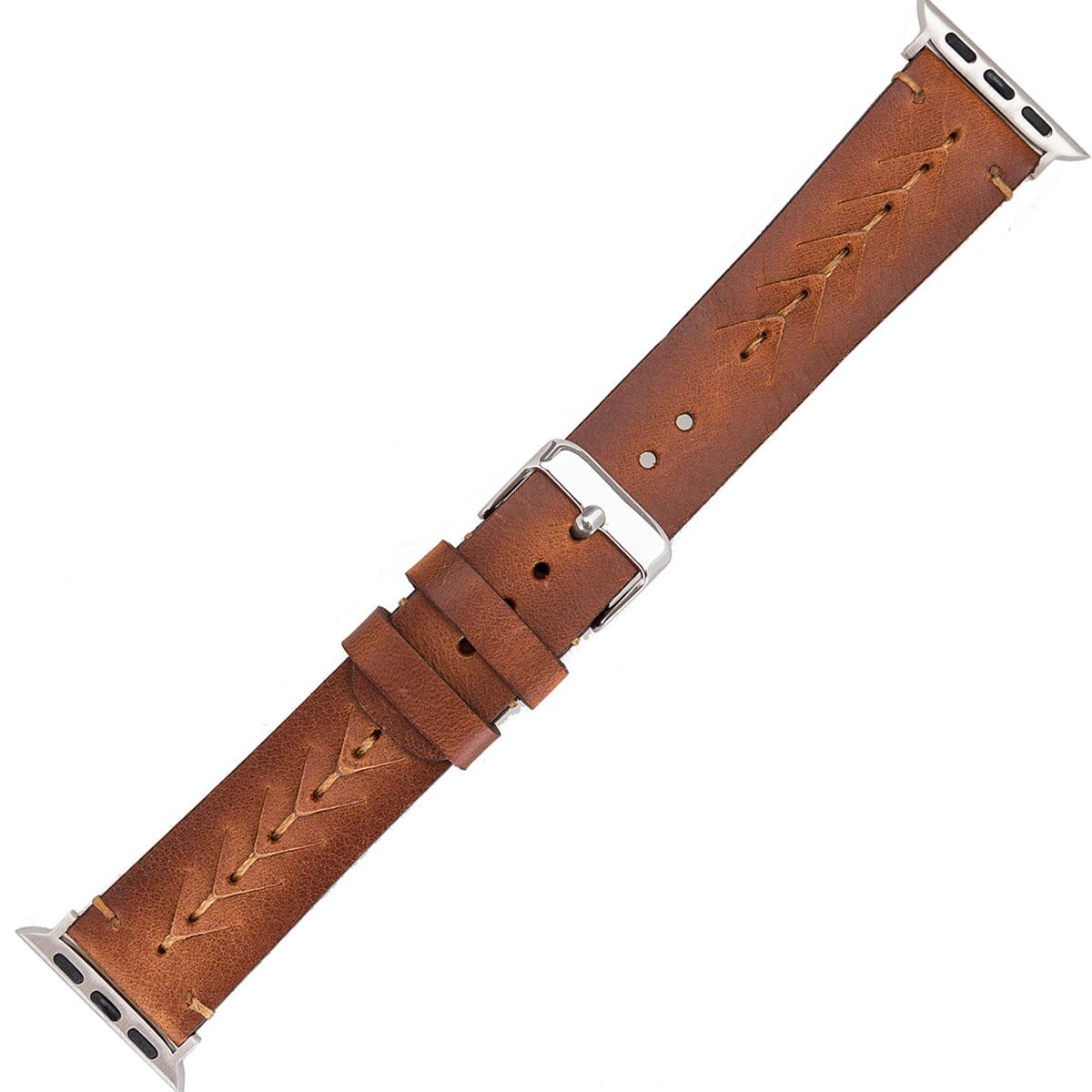 Apple Watch Lederarmband „V-Cut Stitching“ – Braun | Modell BA12-TN11EF
