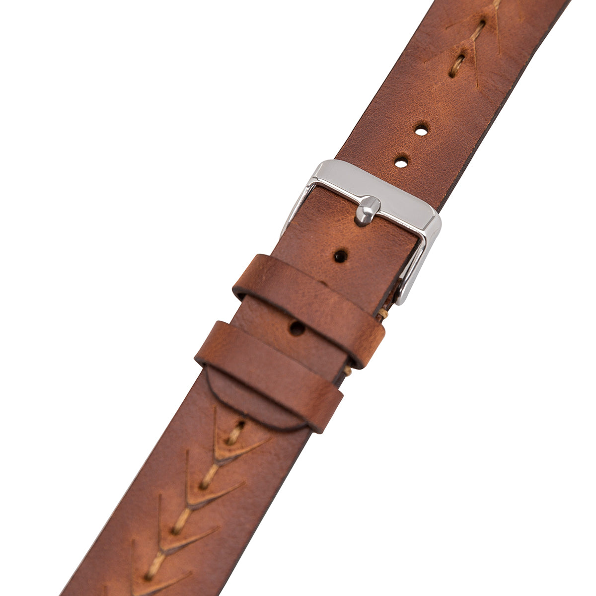 Apple Watch Lederarmband „V-Cut Stitching“ – Braun | Modell BA12-TN11EF