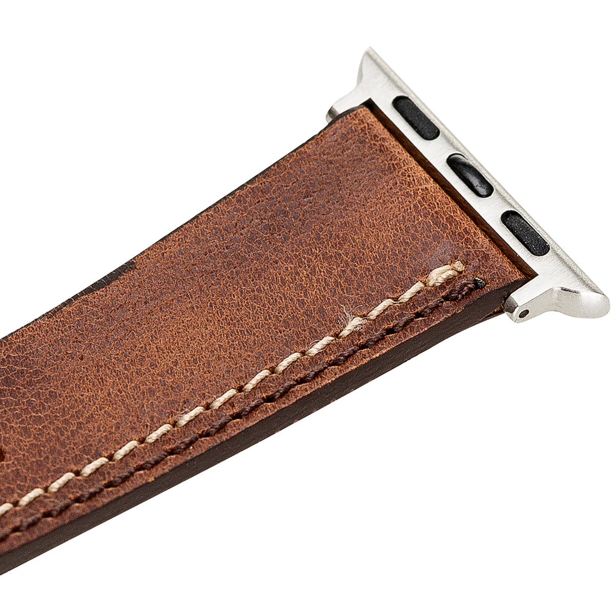 Apple Watch Lederarmband Race Stitch – Braun (Modell BA3-TN11EF)