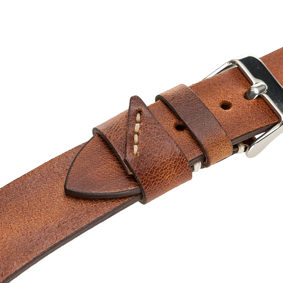 Apple Watch Lederarmband Rustic Handmade – Braun (Modell BA6-TN11EF)