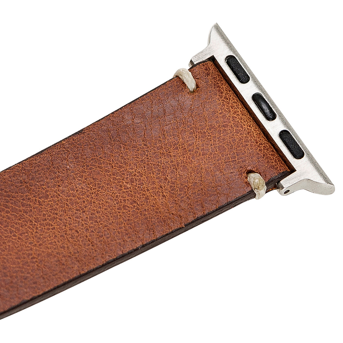 Apple Watch Lederarmband Rustic Handmade – Braun (Modell BA6-TN11EF)