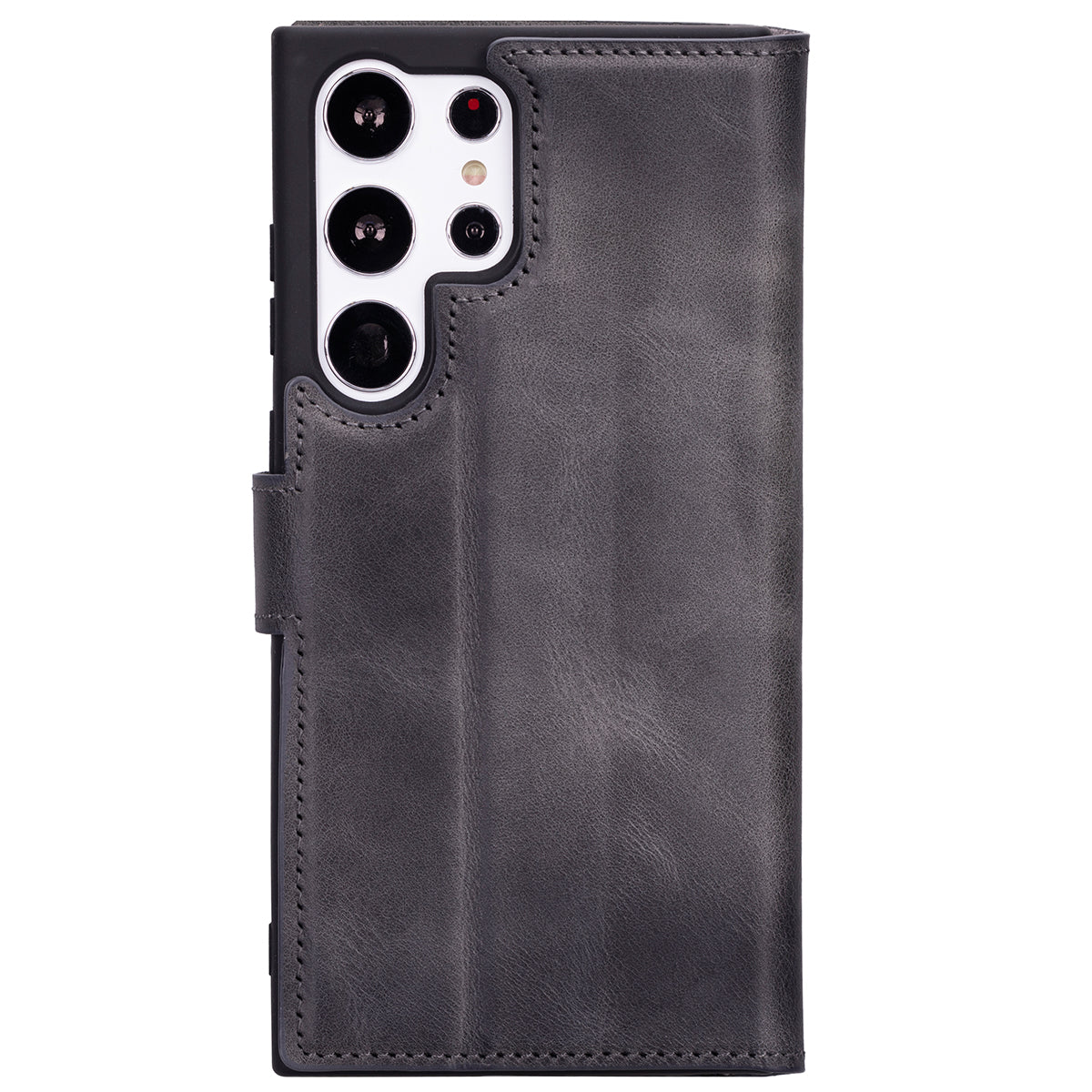Samsung Galaxy S23 Plus Leder Book-Case – Wallet Hülle | Grau