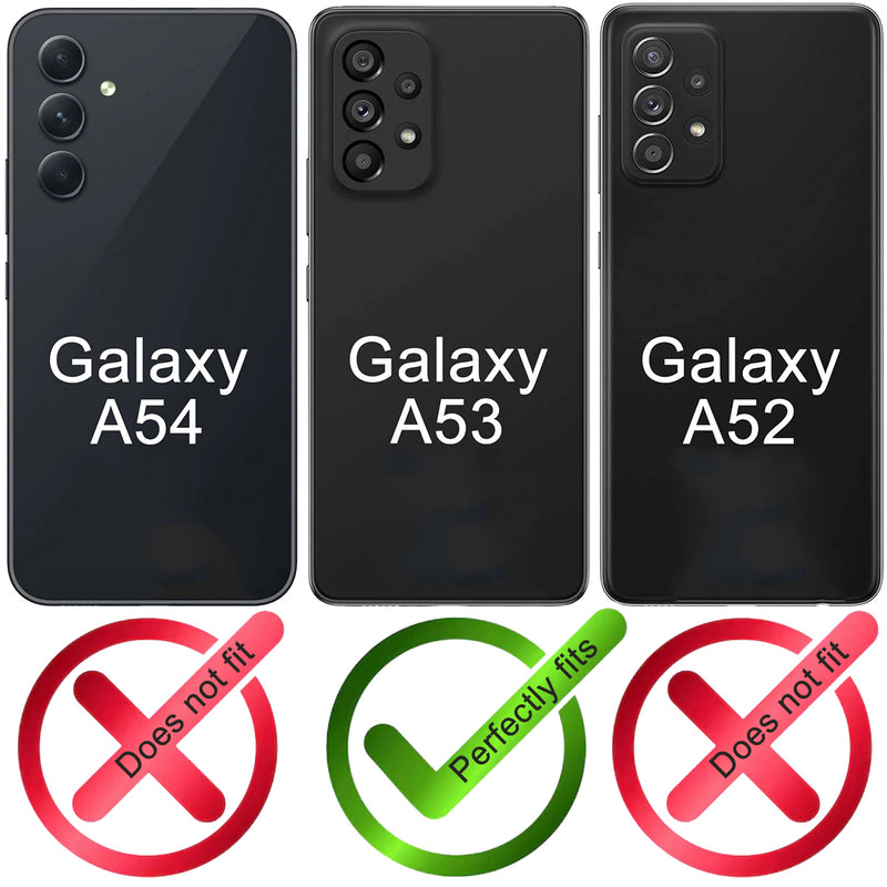 Samsung Galaxy A53 Leder Book-Case – Wallet Hülle | Braun - Ansicht 2