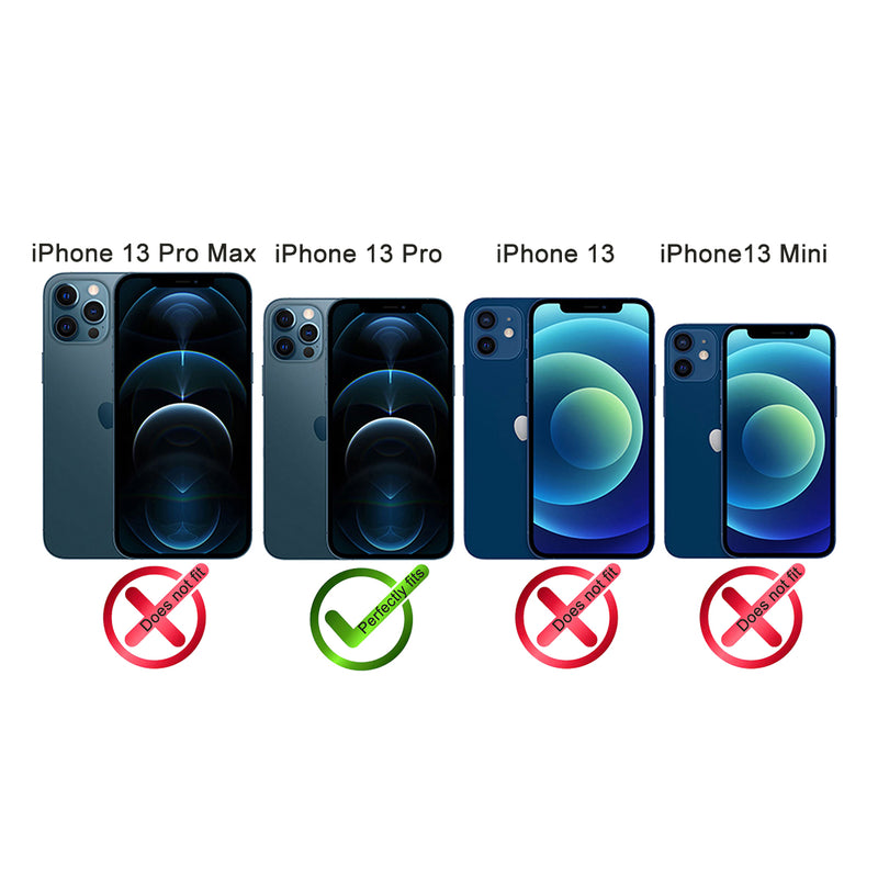 2-in-1 Lederhülle für iPhone 13 Pro Book-Style mit Magnet-Case | Braun - Ansicht 2