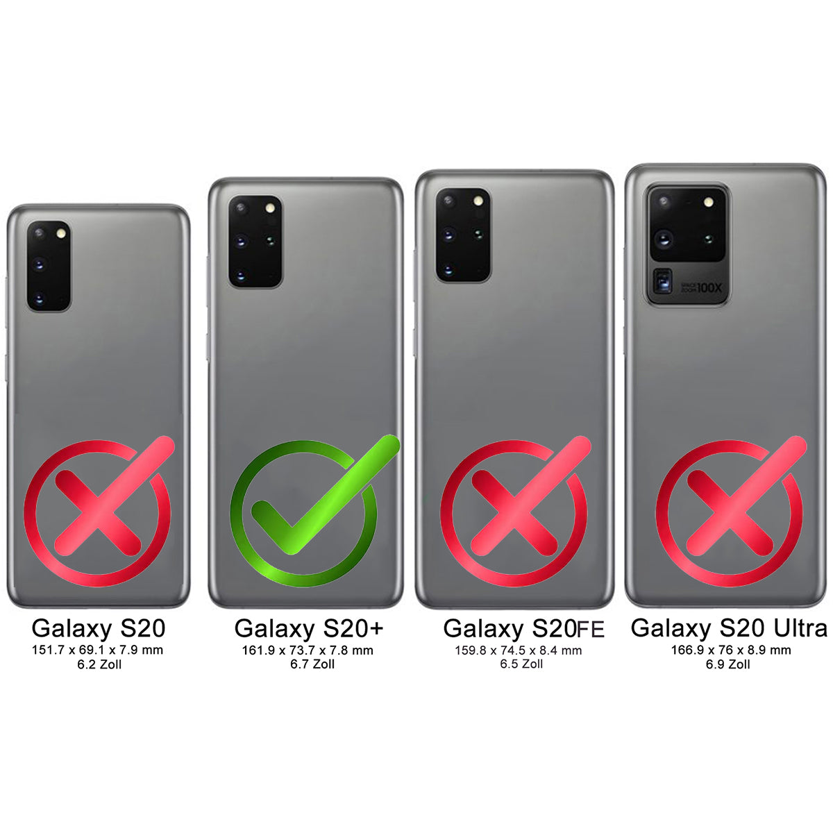 Samsung Galaxy S20 Plus Leder Flip-Case – Flip-Style mit Kartenfach | Braun