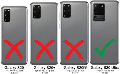 Samsung Galaxy S20 Ultra Lederhülle – 2-in-1 Book Case aus Echtleder – Ansicht 2