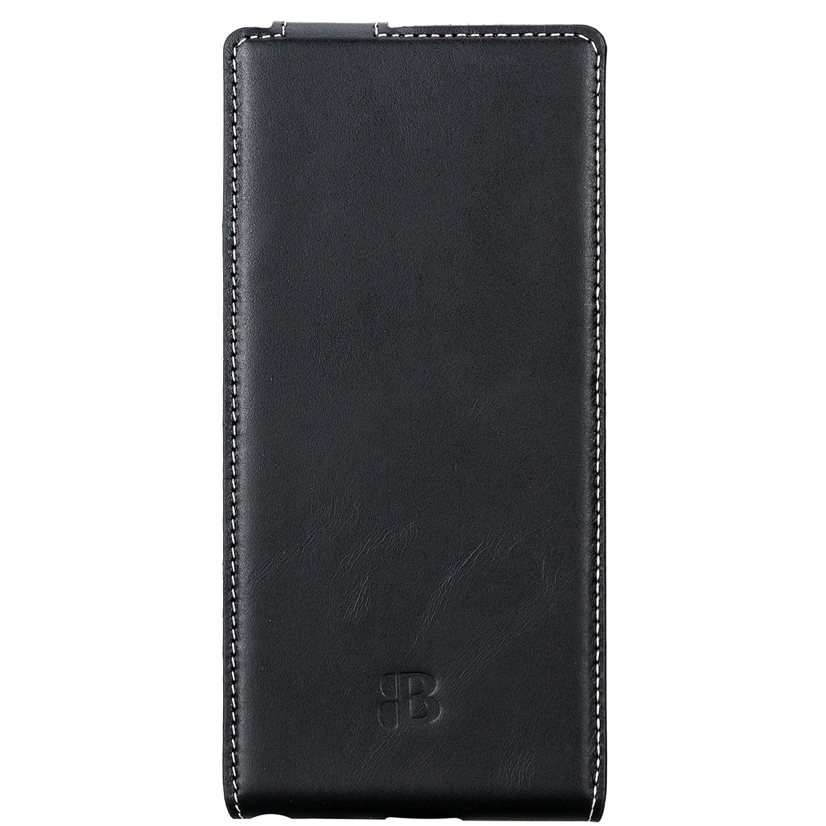 Samsung Galaxy S22 Ultra Leder Flip-Case – Flip-Style mit Kartenfach | Schwarz