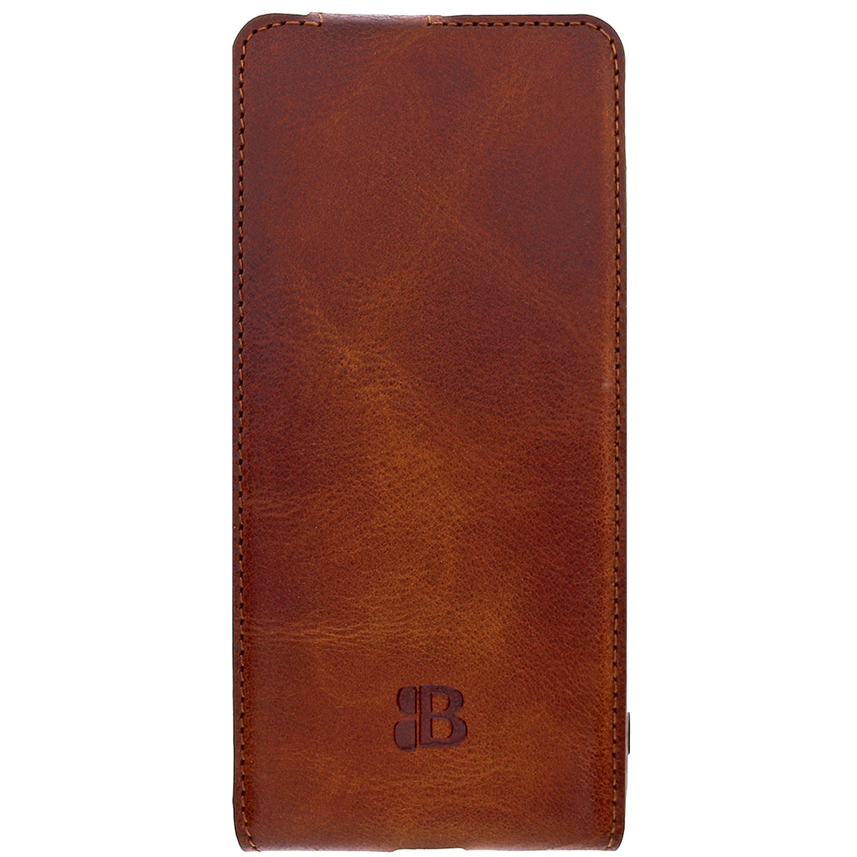 Samsung Galaxy S21 FE Leder Flip-Case – Flip-Style mit Kartenfach | Braun