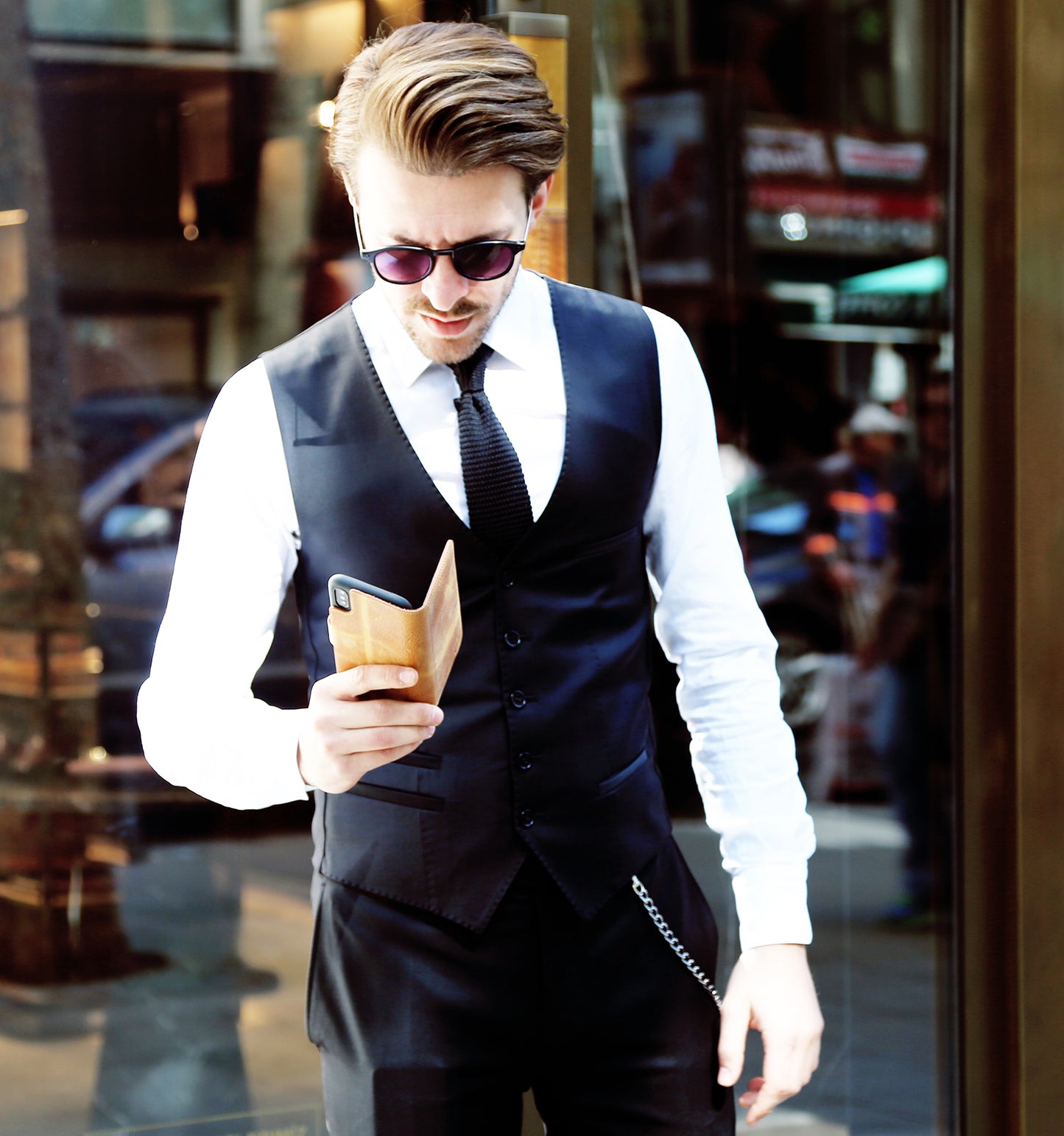 Samsung Galaxy S20 Ultra Lederhülle – 2-in-1 Book Case aus Echtleder