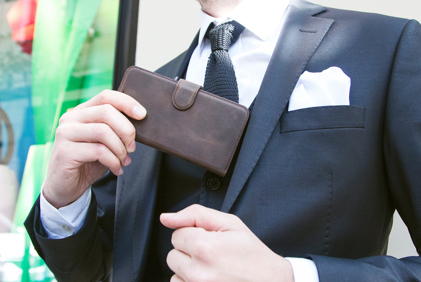 Samsung Galaxy S20 Ultra Lederhülle – 2-in-1 Book Case aus Echtleder