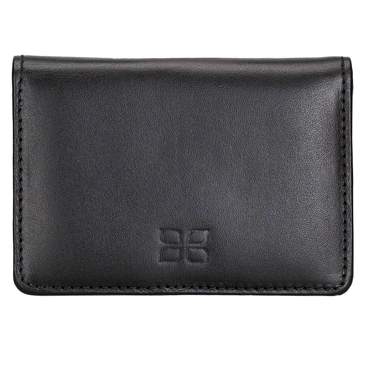 Leder Geldbörse mit Münzfach und Ausweisfach – Slim Wallet | Schwarz