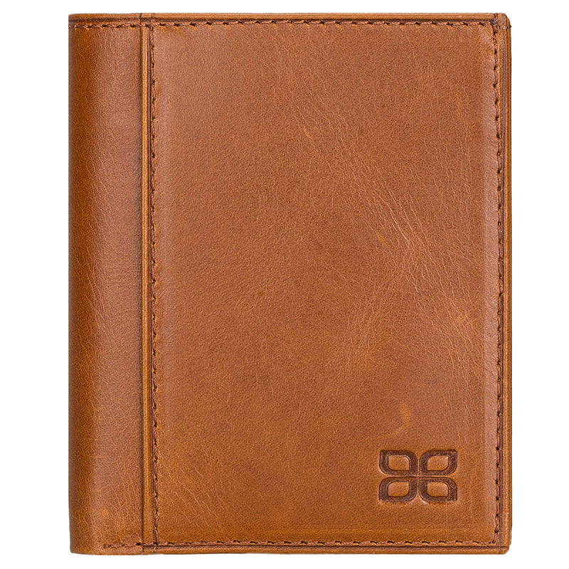 Herren Leder Geldbörse – Vintage Braun mit Kartenfach